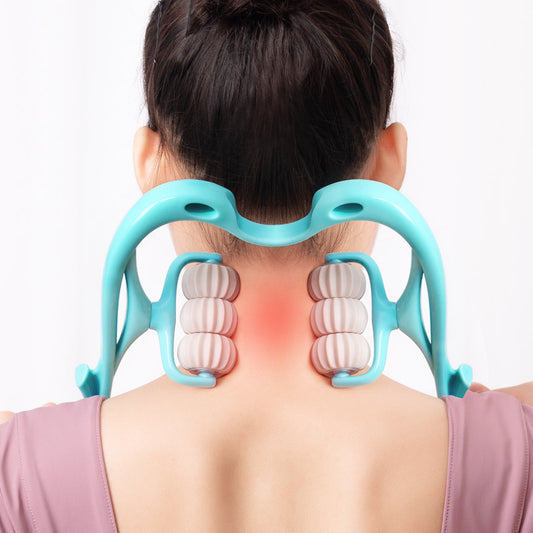 6-Wheel Manual Neck Massager