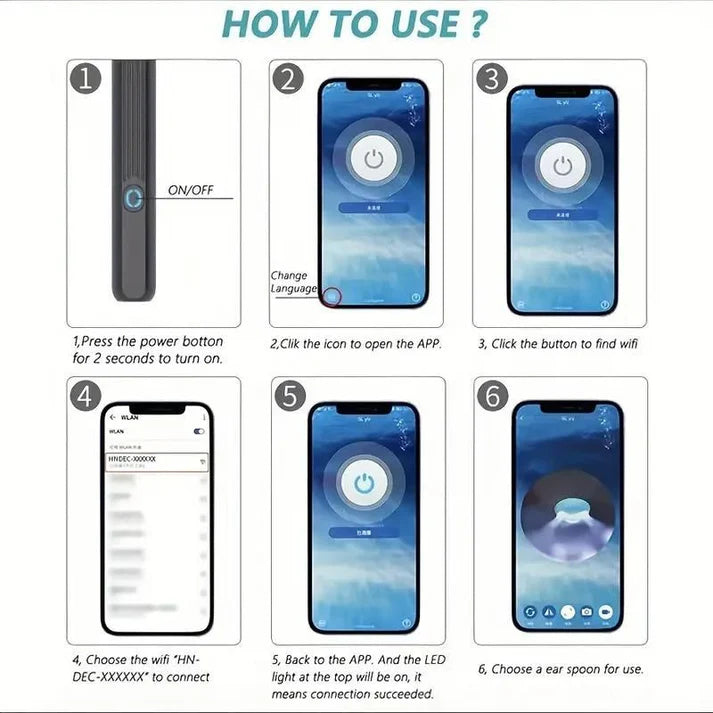 Visual Ear Cleaning Tool with HD Camera