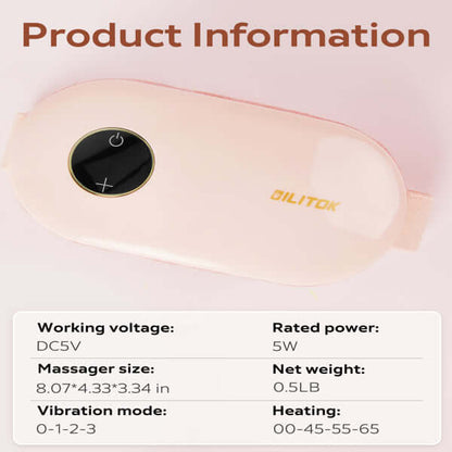 Cordless Menstrual Cramp Relief Heating Pad for Women